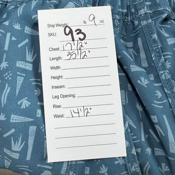 Patagonia Fleetwith Printed Crossback Lightweight Mini Dress Blue Size Small - Picture 9 of 9